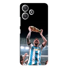 Чехлы Лео Месси Аргентина для Xiaomi Redmi 12 (5G) (Счастливый Месси)