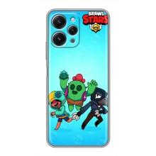 Чехлы Brawl Stars для Xiaomi Redmi 12 (5G) (AlphaPrint)