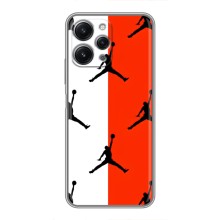 Чехлы для Xiaomi Redmi 12 (5G) - с картинкой JORDAN (AlphaPrint) (Лого Джордан)