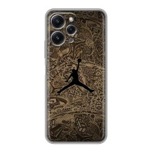 Чехлы для Xiaomi Redmi 12 (5G) - с картинкой JORDAN (AlphaPrint) (Logo Jordan)