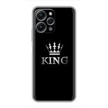 Чехол (Корона на чёрном фоне) для Редми 12 (5G) (KING)