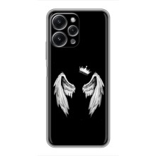 Чохол (Корона на чорному фоні) для Редмі 12 (5G) – Крила і корона