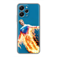 Чехол с принтом Фантастическая четверка для Xiaomi Redmi 12 (5G) – Человек-Факел