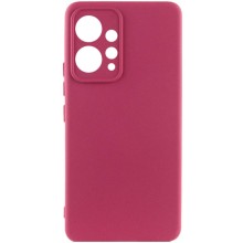 Чохол Silicone Cover Lakshmi Full Camera (A) для Xiaomi Redmi 12 – Бордовий