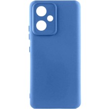 Чехол Silicone Cover Lakshmi Full Camera (A) для Xiaomi Redmi 12 – Синий