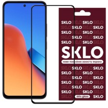 Захисне скло SKLO 3D (full glue) для Xiaomi Redmi 12 / Poco M6 Pro 5G – Чорний
