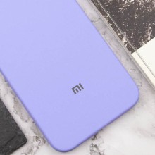 Чохол Silicone Cover Lakshmi Full Camera (AAA) with Logo для Xiaomi Redmi 12 – Бузковий