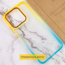 Чехол TPU+PC Fresh sip series для Xiaomi Redmi 12 – Бирюзовый