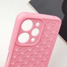 Чехол TPU Honeycomb для Xiaomi Redmi 12 – Розовый