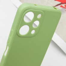 Силиконовый чехол Candy Full Camera для Xiaomi Redmi 12 – Фисташковый