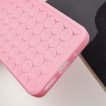 Чехол TPU Honeycomb для Xiaomi Redmi 12 – Розовый