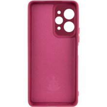 Чехол Silicone Cover Lakshmi Full Camera (AA) для Xiaomi Redmi 12 – Бордовый