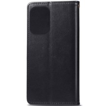 Шкіряний чохол-книжка GETMAN Gallant (PU) для Xiaomi Redmi 12 – Чорний