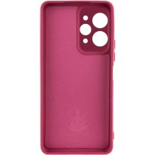 Чохол Silicone Cover Lakshmi Full Camera (A) для Xiaomi Redmi 12 – Бордовий