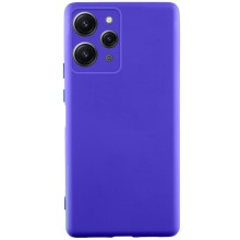 Чохол Silicone Cover Lakshmi Full Camera (A) для Xiaomi Redmi 12 – Синій