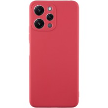 Силиконовый чехол Candy Full Camera для Xiaomi Redmi 12 (Красный)