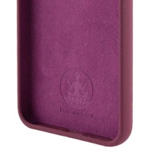 Чохол Silicone Cover Lakshmi Full Camera (AAA) для Xiaomi Redmi 12 – Бордовий