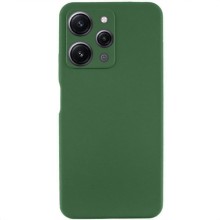 Чехол Silicone Cover Lakshmi Full Camera (AAA) для Xiaomi Redmi 12 (Зеленый)