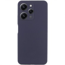 Чехол Silicone Cover Lakshmi Full Camera (AAA) для Xiaomi Redmi 12 (Темно-синий)