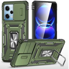 Ударостійкий чохол Camshield Army Ring для Xiaomi Redmi 12 / Poco M6 Pro 5G – Оливковий
