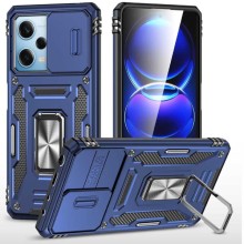 Ударостійкий чохол Camshield Army Ring для Xiaomi Redmi 12 / Poco M6 Pro 5G – Синій