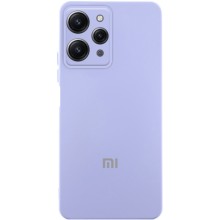 Чохол Silicone Cover Lakshmi Full Camera (AAA) with Logo для Xiaomi Redmi 12 – Бузковий