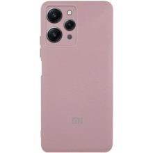 Чехол Silicone Cover Lakshmi Full Camera (AA) with logo для Xiaomi Redmi 12 – Розовый