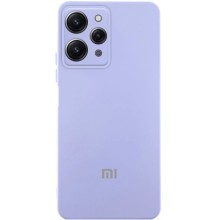 Чехол Silicone Cover Lakshmi Full Camera (AA) with logo для Xiaomi Redmi 12 – Сиреневый