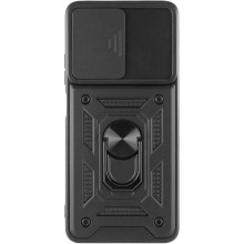 Чехол Ummi Camshield Serge Ring для Xiaomi Redmi 12 / Poco M6 Pro 5G – Черный