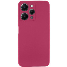 Чехол Silicone Cover Lakshmi Full Camera (AAA) для Xiaomi Redmi 12 – Бордовый