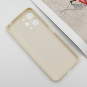 Силиконовый чехол Candy Full Camera для Xiaomi Redmi 12 – Бежевый