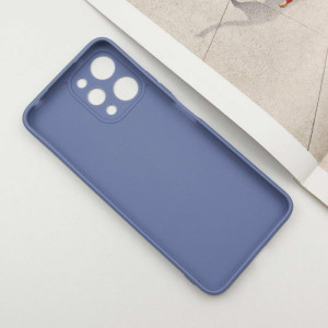 Силиконовый чехол Candy Full Camera для Xiaomi Redmi 12 – Голубой