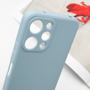Силиконовый чехол Candy Full Camera для Xiaomi Redmi 12 – Серый