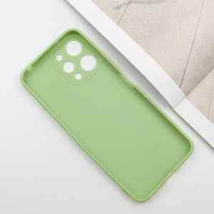 Силиконовый чехол Candy Full Camera для Xiaomi Redmi 12 – Фисташковый