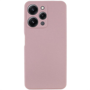 Чехол Silicone Cover Lakshmi Full Camera (AAA) для Xiaomi Redmi 12 (Розовый)