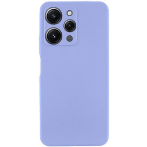 Чехол Silicone Cover Lakshmi Full Camera (AAA) для Xiaomi Redmi 12 (Сиреневый)