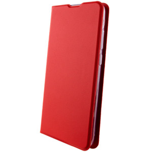 Кожаный чехол-книжка GETMAN Elegant (PU) для Xiaomi Redmi 12 – Красный