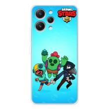 Чехлы Brawl Stars для Xiaomi Redmi 12 (AlphaPrint)
