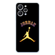 Чехлы для Xiaomi Redmi 12 - с картинкой JORDAN (AlphaPrint) (Jordan Gold)