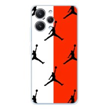 Чехлы для Xiaomi Redmi 12 - с картинкой JORDAN (AlphaPrint) (Лого Джордан)