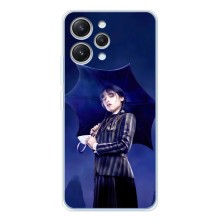 Чохли Венсдей на Xiaomi Redmi 12 Уенсдей (AlphaPrint) (Венздей з парасолькою)