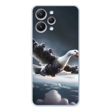 Чехол с мемом Тралалело тралала на Xiaomi Redmi 12 (Бомбардини гусини)