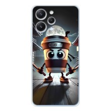 Чехол с мемом Тралалело тралала на Xiaomi Redmi 12 (Капучино асасино)