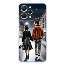 Чехол с дизайном Венздей 2 на Xiaomi Redmi 12 – Уэнсдей и Тайлер