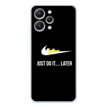 Чехол с логотипом Найк на Xiaomi Redmi 12 (Nike just do it)