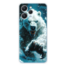 Чехол с картинкой «Хищники» для Xiaomi Redmi 12 – Медведь