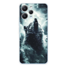 Чехол с картинкой «Хищники» для Xiaomi Redmi 12 – Волк