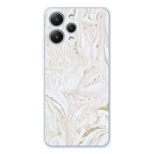 Мраморный чехол на Xiaomi Redmi 12 (VPrint) (Белый мрамор)