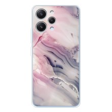 Мраморный чехол на Xiaomi Redmi 12 (VPrint) (Пурпурный Мрамор)