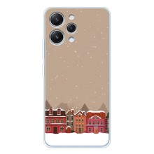 Новогодние, Праздничные Чехлы для Xiaomi Redmi 12 - 2024 год (Зимний город)
